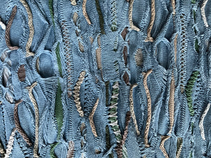 COOGI Blues 3D-knitted cotton jumper, Medium.