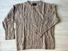 GECCU 3D-knitted crew neck ‘Wombat’ cotton jumper - Large