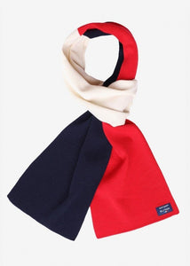 Saint James Vive la France Red, White and Blue Woollen Scarf