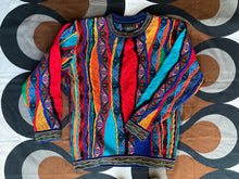 GECCU 3D-knitted ‘Valley’ crew-neck wool jumper, S, XL & XXL