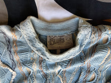 Vintage COOGI Blues 3D-knitted cotton jumper, Large.