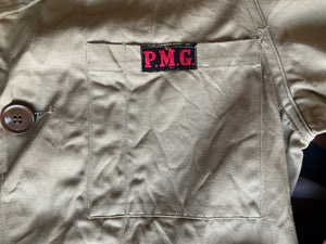 Vintage Australian Postal worker duster jacket, Medium