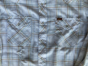 Vintage Lee Western long-sleeve check shirt, Medium