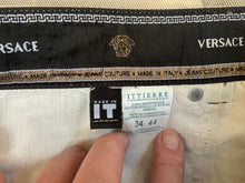 Vintage Versace Jeans Couture cream trousers, made in Italy, 34”