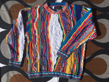 GECCU 3D-knitted crew-neck ‘Crown’ cotton jumper, Medium