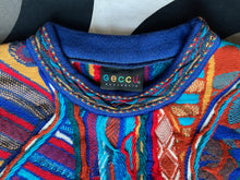 GECCU 3D-knitted merino wool crew neck ‘Bondi’  jumper, M, XL & 3XL