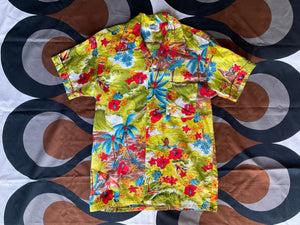 Vintage Tropical shirt by Choobes, made in Australia, Small