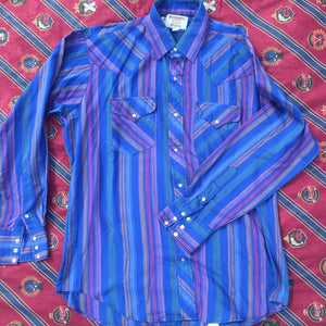 Vintage Western shirt by Ruddock, made in USA, L