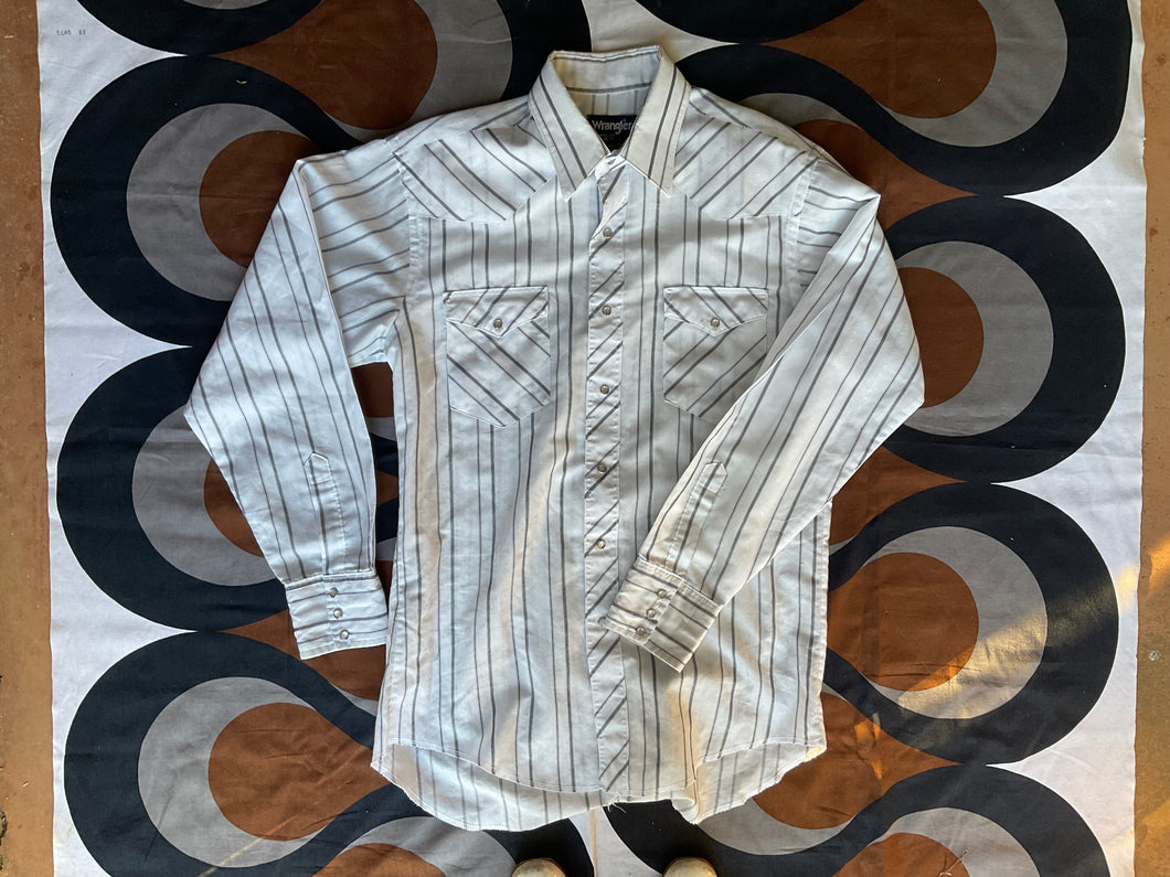 Vintage Wrangler Cowboy Cut Regular Fit long-sleeve shirt, Made in USA, Small