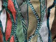 Vintage COOGI 3D knitted cotton crew neck jumper, Made in Australia, Medium