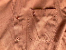 Vintage YSL orange long-sleeve button-down collar shirt, Large