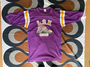 Vintage 1980s Luisiana State University Tigers t-shirt, XL